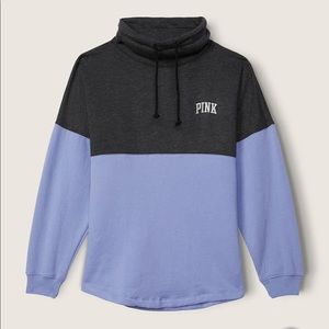 Victoria’s Secret Pink Varsity Cowl Pullover Large